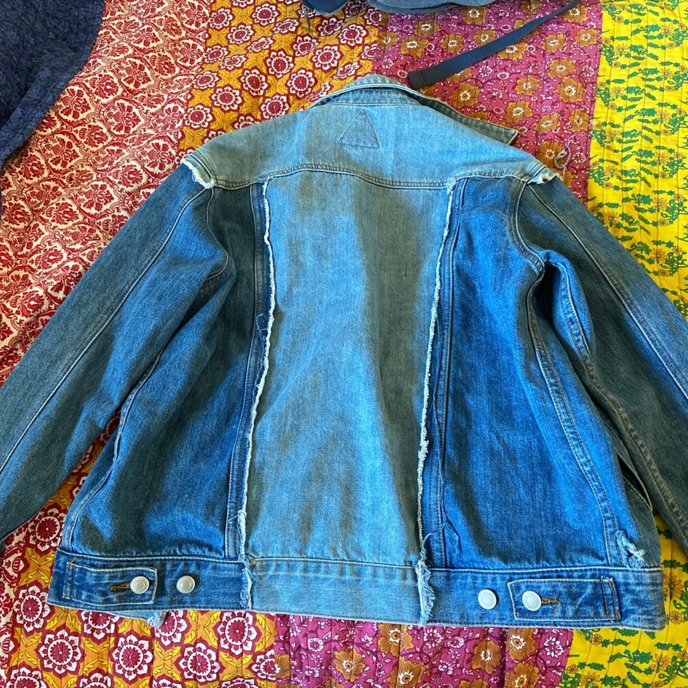 Boho patchwork denim jacket - Picture 2 of 4